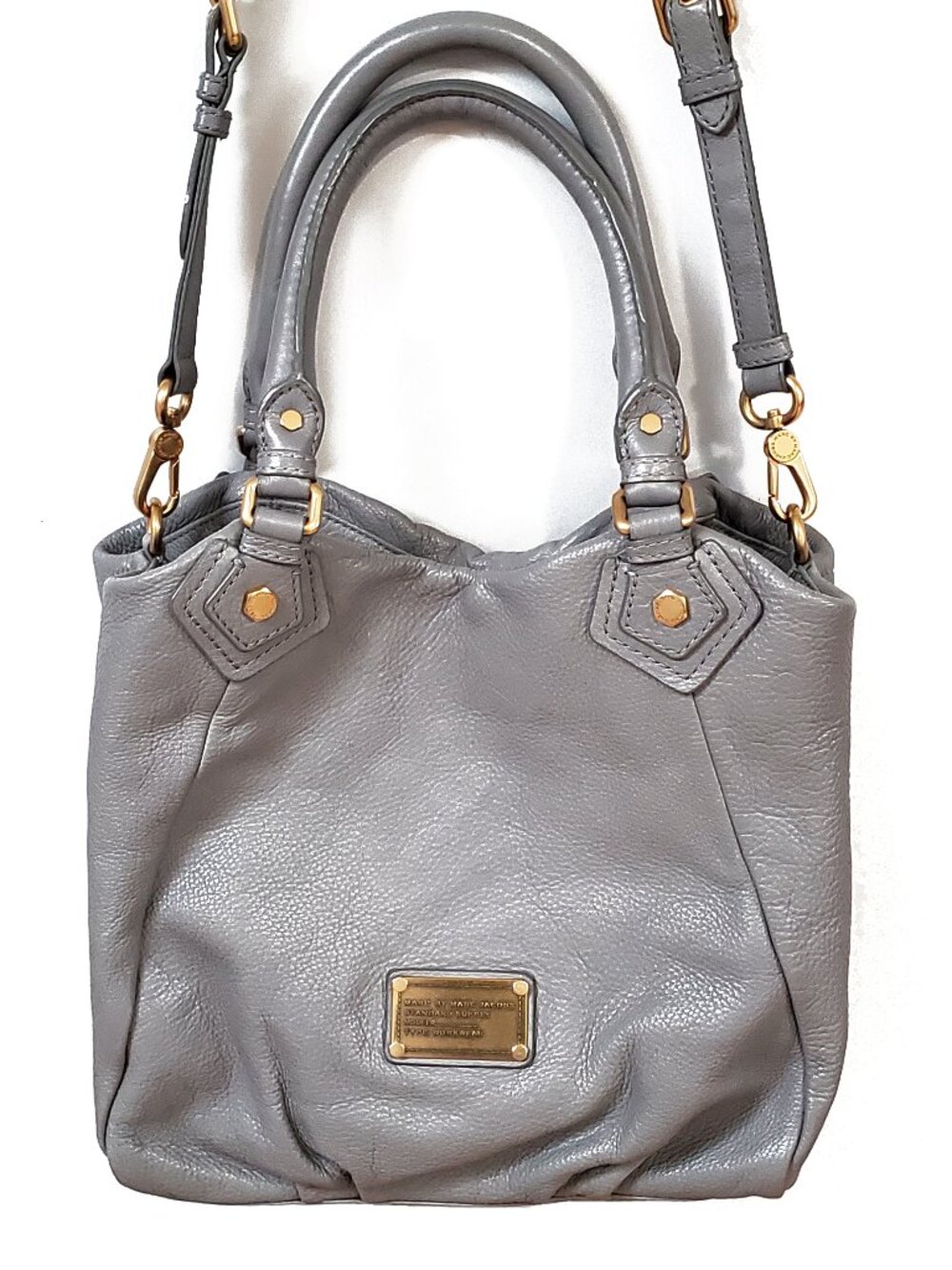 Marc by Marc Jacobs Classic Q Fran Handbag Gray
